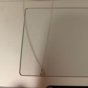 Sterling Silver Tiny Cross Necklace